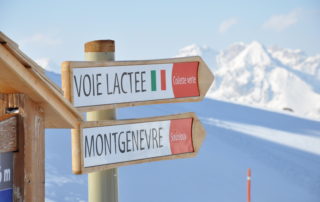 Panneaux Montgenèvre Via Lattea © Mairie de Montgenèvre