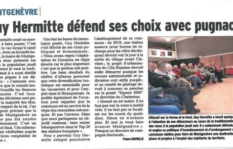 MTG Infos – Janvier 2019 © Mairie de Montgenèvre