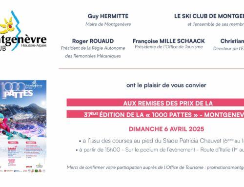 Invitation – 1000 Pattes 2025 (Montgenèvre)