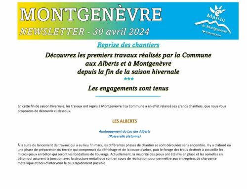 Travaux Montgenèvre/Les Alberts