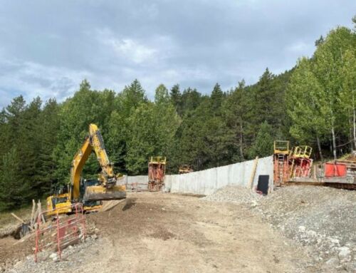 Avancée du nouveau cimetière de Montgenèvre