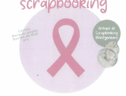 Vente de l’atelier scrapbooking