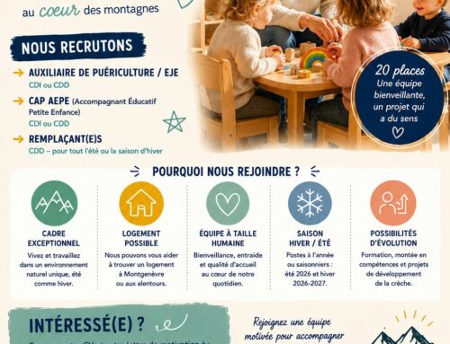 👶🌞 REJOIGNEZ L’AVENTURE DE LA CRÈCHE MUNICIPALE DE MONTGENÈVRE !